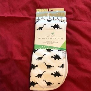 Copper Pearl premium burp cloths